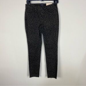 NYDJ Alina cheetah leopard animal print legging jeans